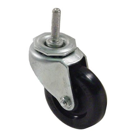 3/8 In Threaded Stem Caster With 3 In Wheel